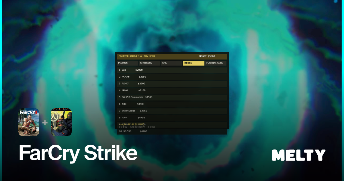 FarCry Strike for Far Cry 3 + Counter-Strike · Melty