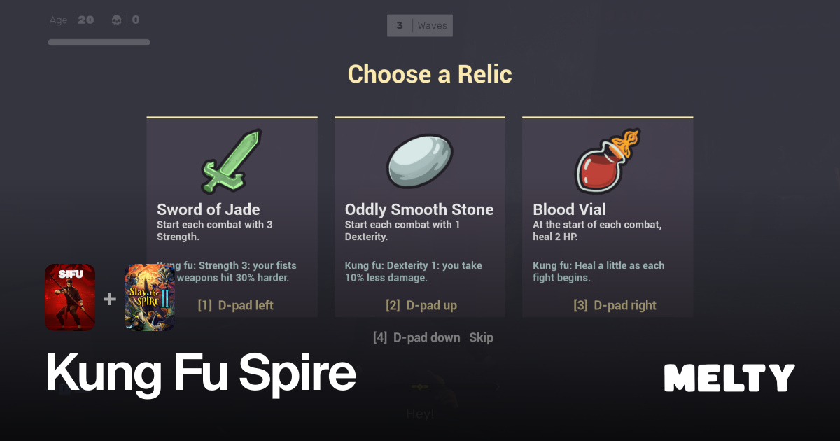 Kung Fu Spire for Sifu + Slay the Spire 2 · Melty