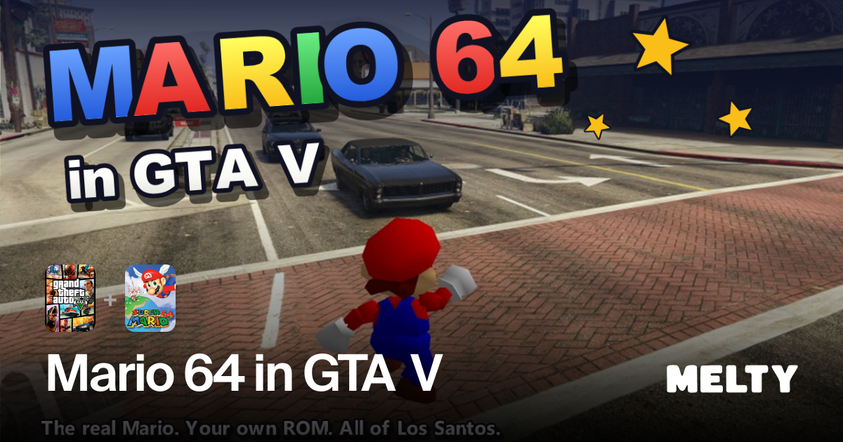 Mario 64 in GTA V for Grand Theft Auto V Legacy + Super Mario 64 · Melty