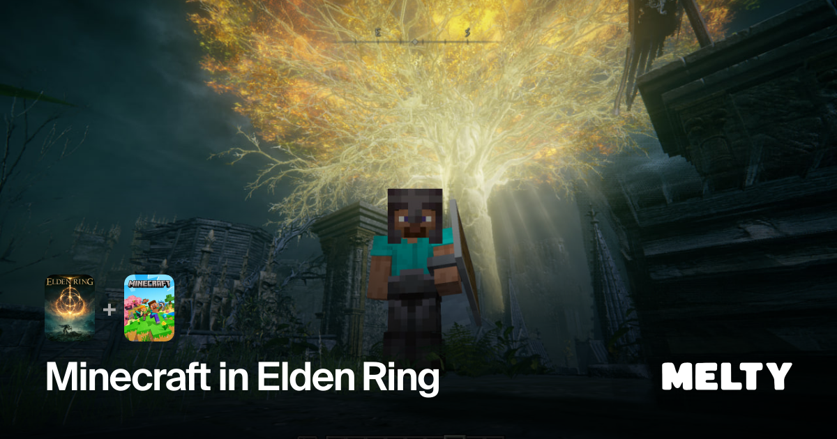 Minecraft in Elden Ring for Elden Ring + Minecraft: Java Edition · Melty