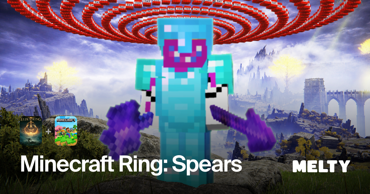 Minecraft Ring: Spears for Elden Ring + Minecraft: Java Edition · Melty