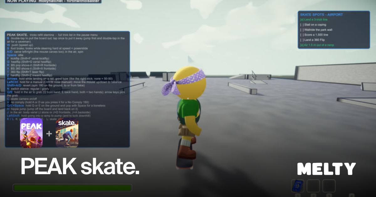 PEAK skate. for PEAK + skate. · Melty