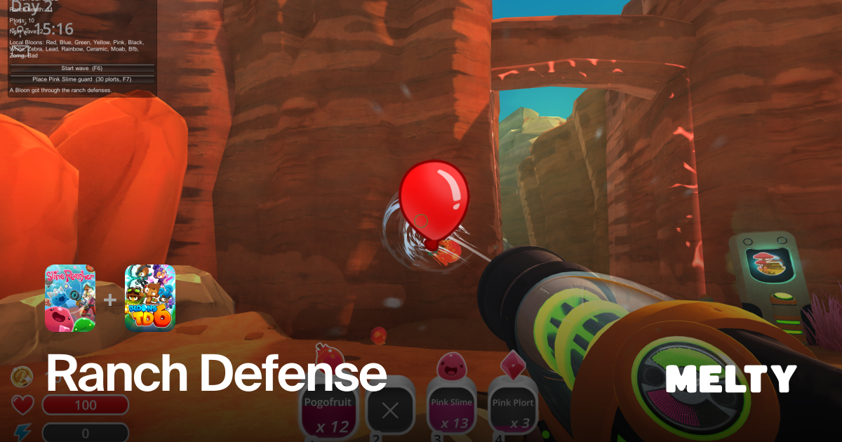 Ranch Defense for Slime Rancher + Bloons TD 6+ · Melty