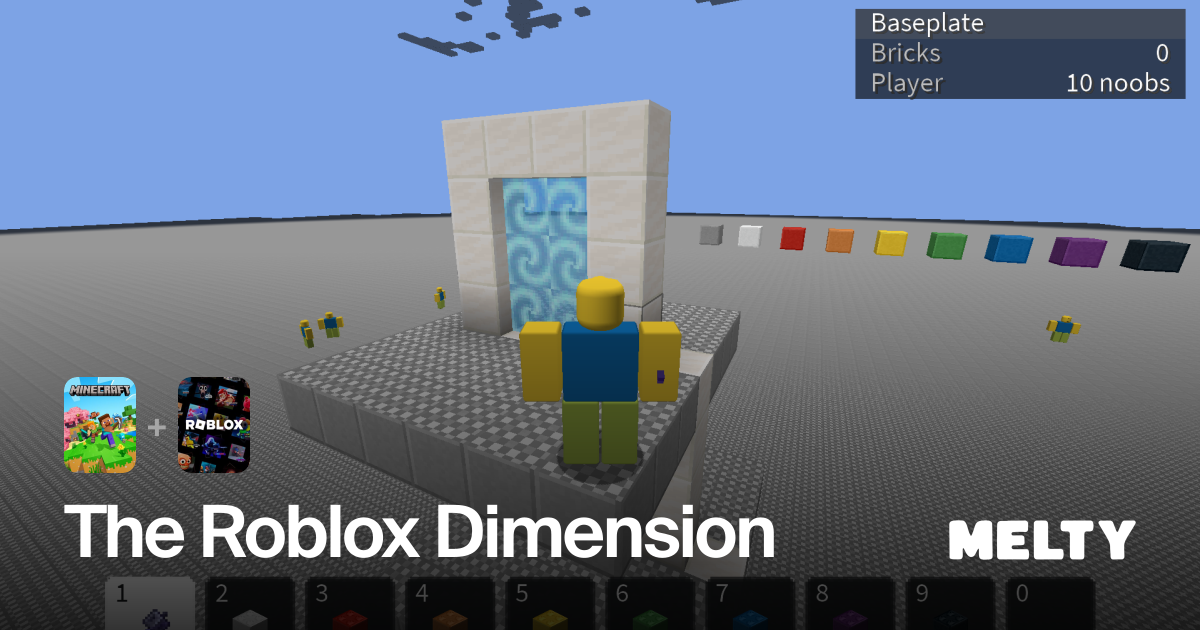 The Roblox Dimension for Minecraft: Java Edition + Roblox · Melty